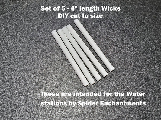 Wick Refills for Water Station For Jumping Spiders, Mantises, Arboreal Insects. DIY Cut to size yourself - 5 Pack