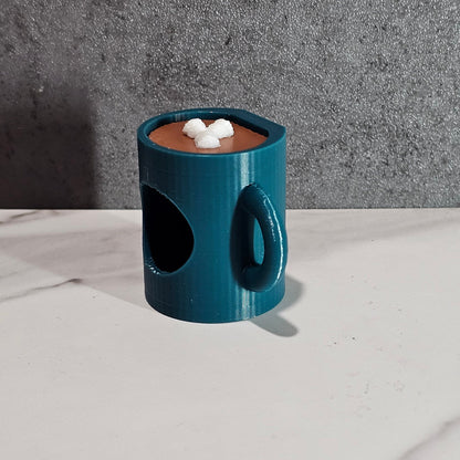 Hot Cocoa Mug Hide for Jumping Spiders or arboreal Tarantula Slings/Juveniles, magnetic