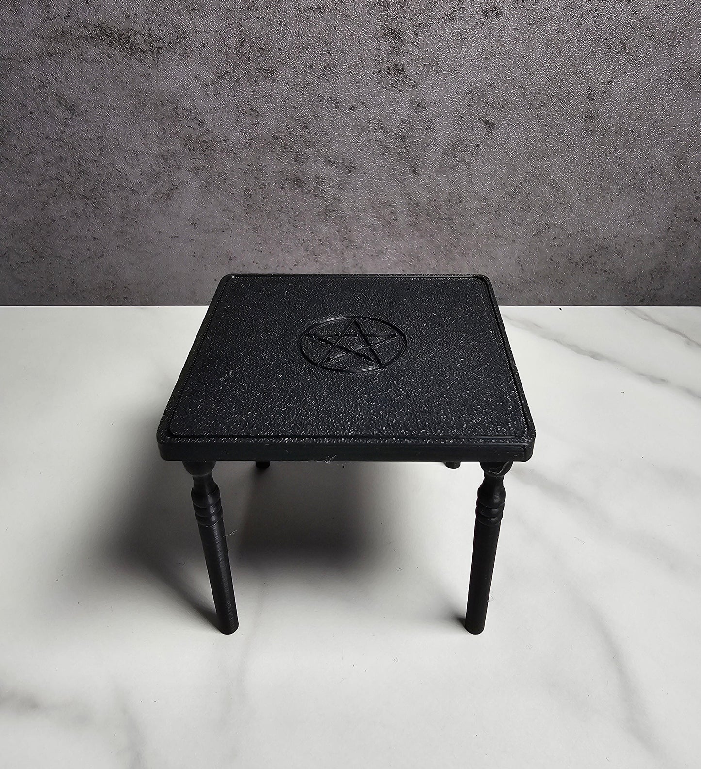 Altar Table with Pentacle for Jumping Spiders, Magnetic